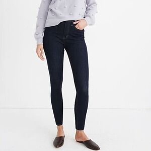 Madewell Roadtripper Jeggings 26T Dark Pember Wash High Waist Skinny Denim Jeans
